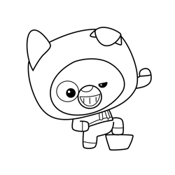 Pup 9 Kit and Pup Free Coloring Page for Kids