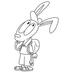 Bao Let's Go Luna! Free Coloring Page for Kids