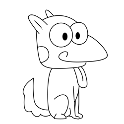 Bon Nuit Let's Go Luna! Free Coloring Page for Kids