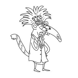 Dr. Benito Flavio Let's Go Luna! Free Coloring Page for Kids