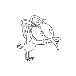 Eva Let's Go Luna! Free Coloring Page for Kids