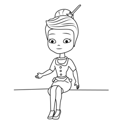 Mrs. Charming Little Charmers Free Coloring Page for Kids