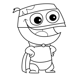 Little Roy 7 Free Coloring Page for Kids
