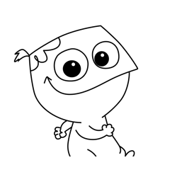 Little Roy 8 Free Coloring Page for Kids