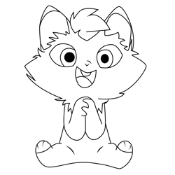 Amaru LoliRock Free Coloring Page for Kids