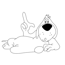 Barnyard Dog Free Coloring Page for Kids