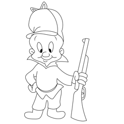 Looney Tunes Free Coloring Page for Kids