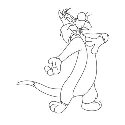 Looney Tune Free Coloring Page for Kids