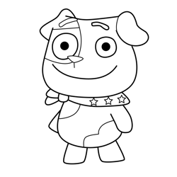 Bad Idea Puppy 7 Love Monster Free Coloring Page for Kids