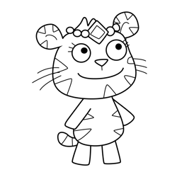 Book Cub 1 Love Monster Free Coloring Page for Kids