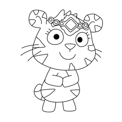 Book Cub Love Monster Free Coloring Page for Kids