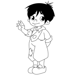 Marcelino Boy Free Coloring Page for Kids