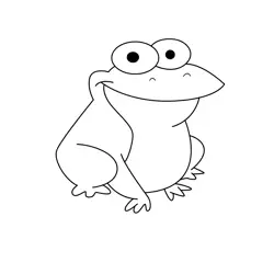 Froggy Free Coloring Page for Kids