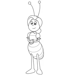 Casandra Free Coloring Page for Kids