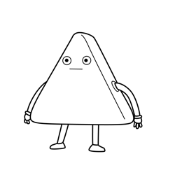 Zam 2 Messy Goes to OKIDO Free Coloring Page for Kids