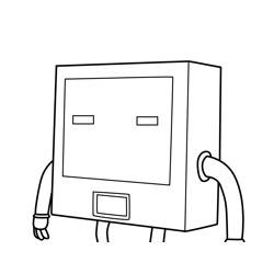 Zim 4 Messy Goes to OKIDO Free Coloring Page for Kids