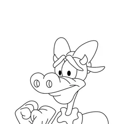 Clarabelle Cow Free Coloring Page for Kids