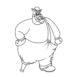 Pete Mickey Mouse Funhouse Free Coloring Page for Kids