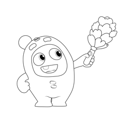 Jeff Library Minibods Free Coloring Page for Kids