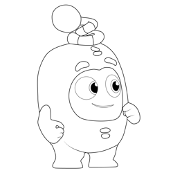 Newt Minibods Free Coloring Page for Kids