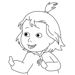 Baby Sa' Molly of Denali Free Coloring Page for Kids
