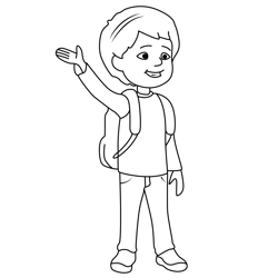 Jake Molly of Denali Free Coloring Page for Kids