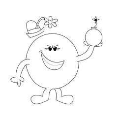 Little Miss Bossy Free Coloring Page for Kids