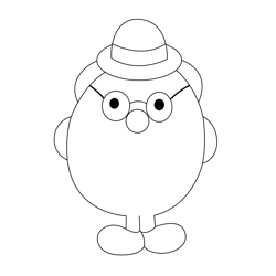 Little Miss Neat Free Coloring Page for Kids