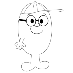 Mr Brave Free Coloring Page for Kids