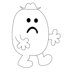 Mr. Grumble Free Coloring Page for Kids