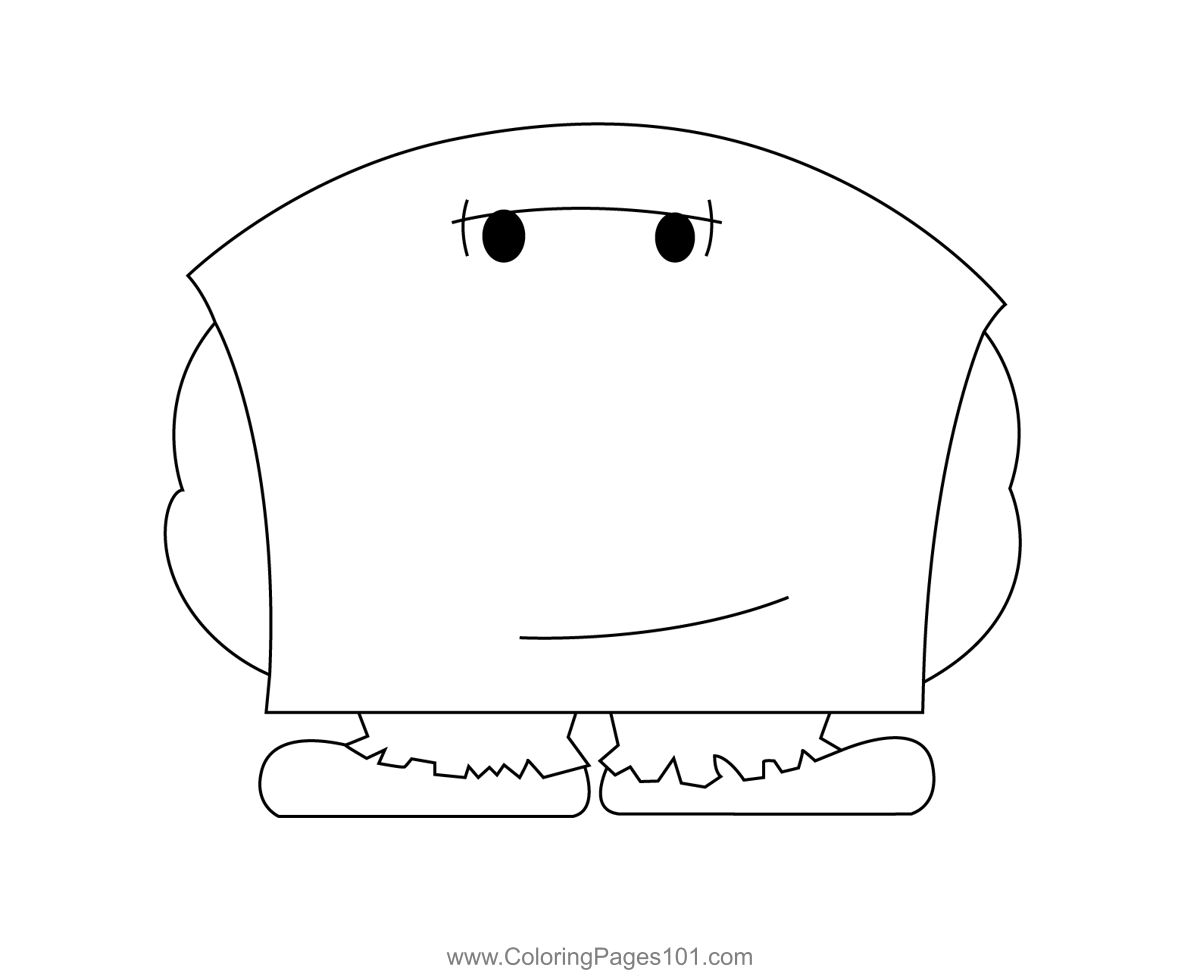 Mr. Men Hulk Coloring Page for Kids - Free Mr. Men Printable Coloring ...