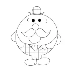 Mr. Mo Free Coloring Page for Kids
