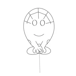 Mr. Spider Free Coloring Page for Kids
