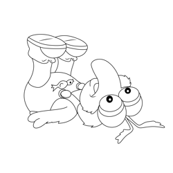 Baby Gonzolay Free Coloring Page for Kids