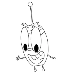 Alien Priest Free Coloring Page for Kids