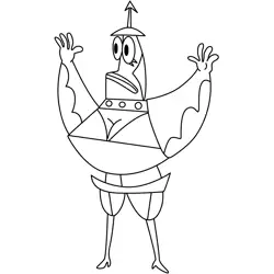 Letta Free Coloring Page for Kids