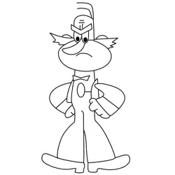 Mr. Mezmer Free Coloring Page for Kids