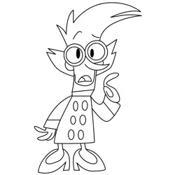 Nora Wakeman 2 Free Coloring Page for Kids