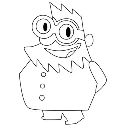 Phineas Mogg Free Coloring Page for Kids