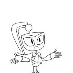 Queen Vexus 2 Free Coloring Page for Kids