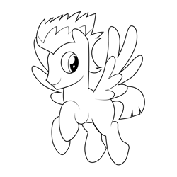 Flash Sentry My Little Pony Equestria Girls Free Coloring Page for Kids