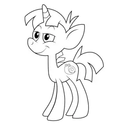 Snail My Little Pony Equestria Girls Free Coloring Page for Kids