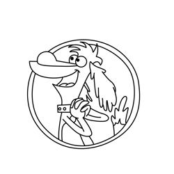 Hal Nature Cat Free Coloring Page for Kids