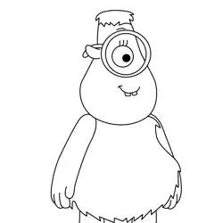 Cici Free Coloring Page for Kids