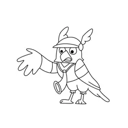 Flutter Free Coloring Page for Kids