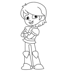 Garrett Free Coloring Page for Kids