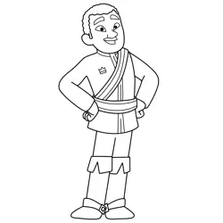 King Dad Free Coloring Page for Kids