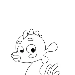 Sea Dragons Free Coloring Page for Kids