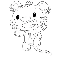 Jump Rintoo Free Coloring Page for Kids