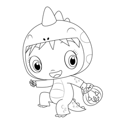 Kailan 1 Free Coloring Page for Kids